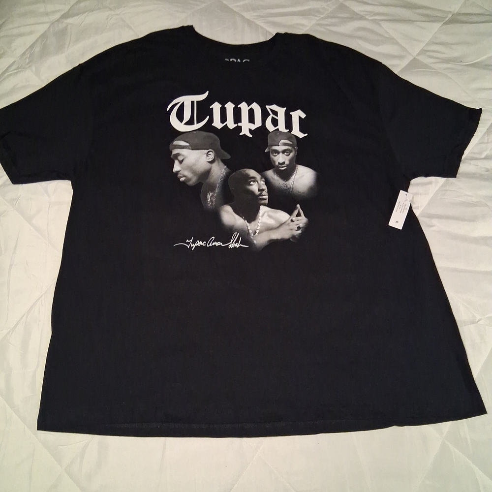 Tupac Shakur 2Pac Men's Graphic Retro Hip Hop T-Shirt, All Eyez On Me 3XL